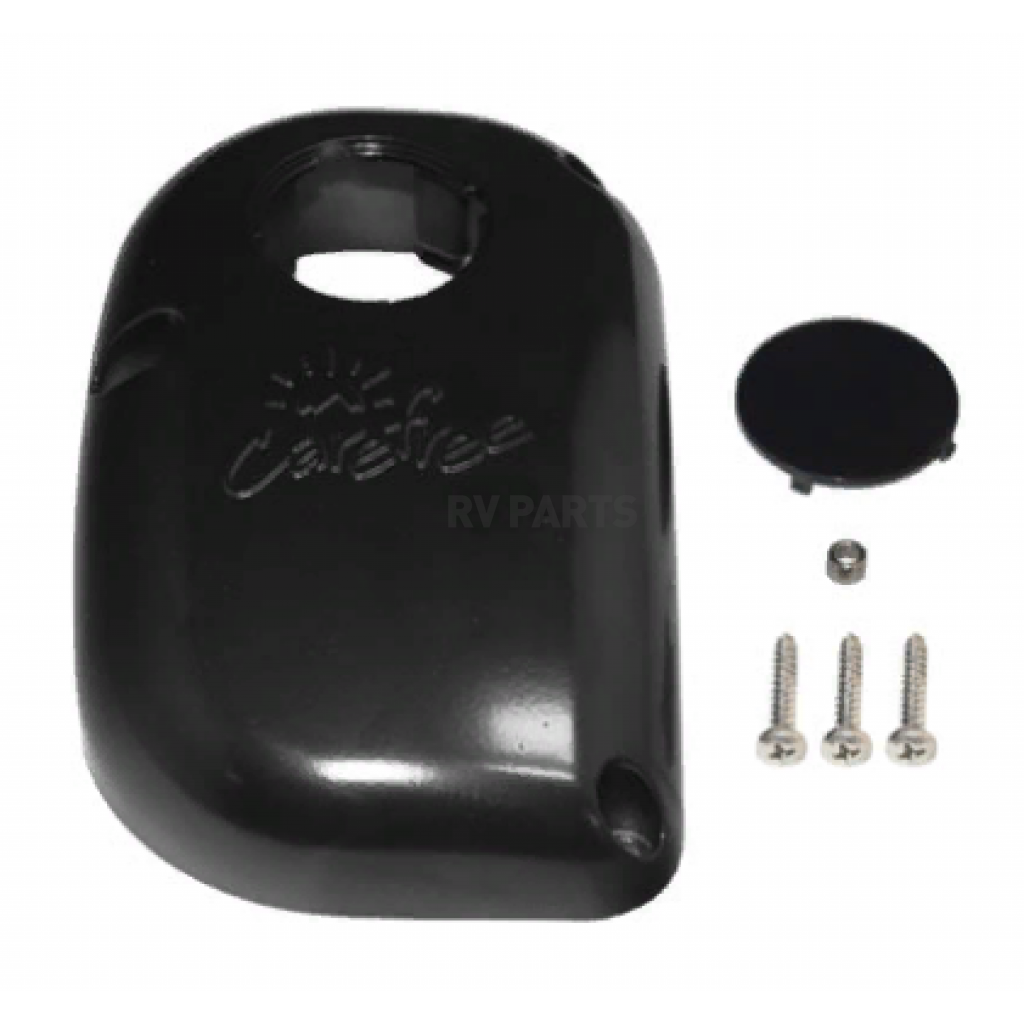 Carefree RV Awning End Cap Outer Black Right R001620BLK